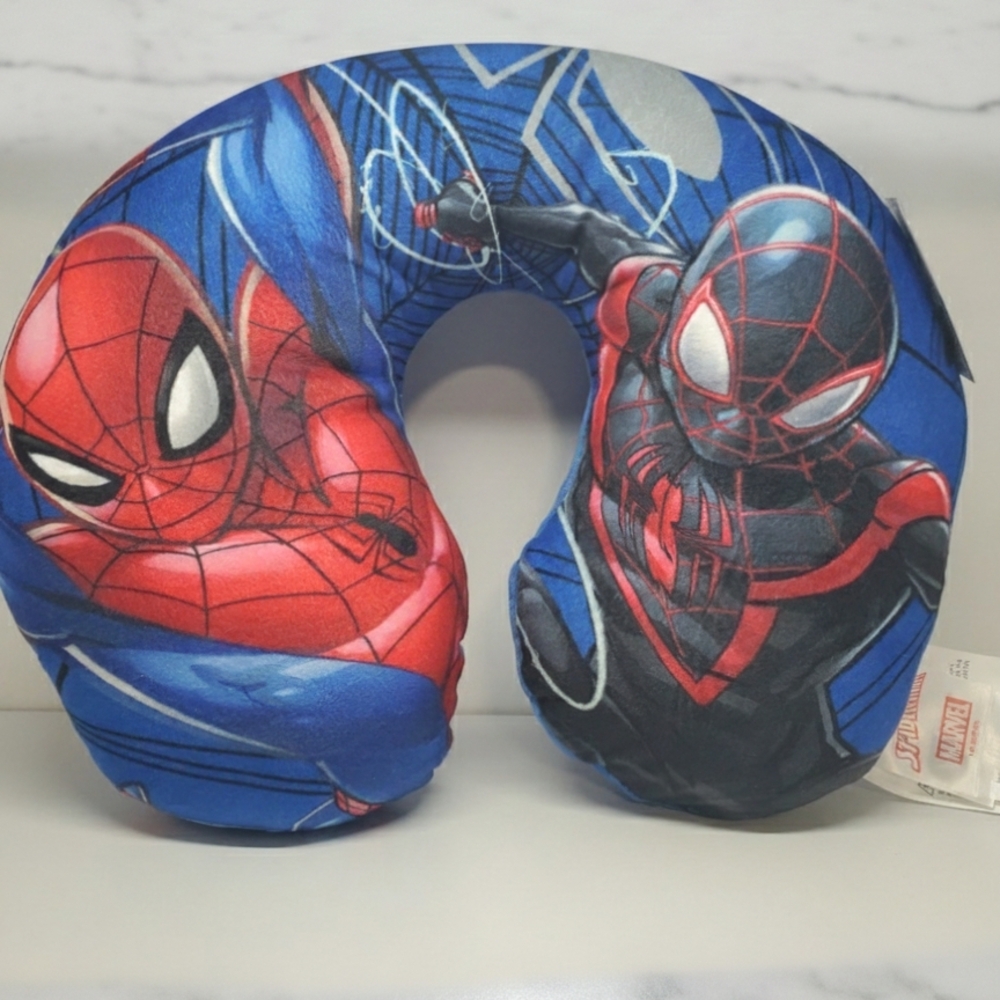 Marvel Spider-Man Blue and Red Neck Pillow